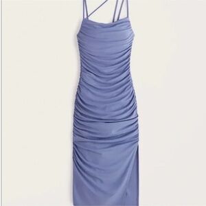 Abercrombie & Fitch Blue Midi Dress